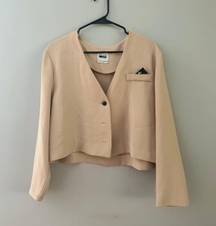 Vintage Cropped Blazer