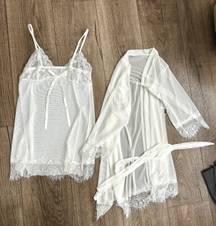 SheIn White Lingerie Set