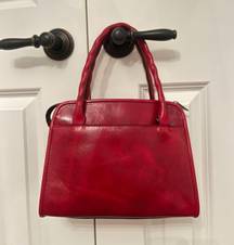 Red Leather Purse