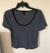 Forever 21 Striped crop top