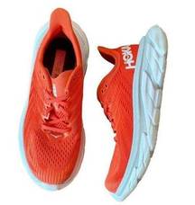 Hoka ONE ONE Clifton Edge Hot Coral / White HCWH 1110511 Rare Womens 6B