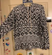 Tribal Patterned Hoodie