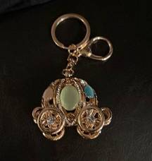 NWT Cinderella's Coach Multi Color Bag Charm Keychain xmas ornaments