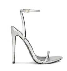 FEMME Los Angeles Silver Heel 