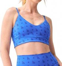 Terez Los Angeles Dodgers Baseball Team Sports Bra Size Medium