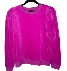 1.State Velour Puff Sleeves Pullover Plum fairy large