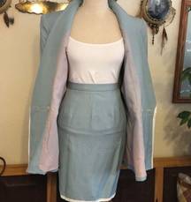 Vintage 80s  tonal skirt suit 10