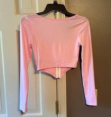 SheIn  baby pink corset top NWOT