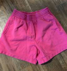 Wilfred Free Pink Organic Cotton Shorts