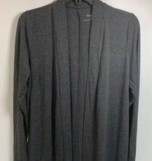 Motherhood Gray 33" Open Front Cardigan