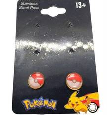 NWT Pokemon Pokeball Earrings