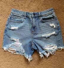 High Waisted Denim Shorts