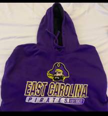 J AMERICA ECU Purple Hoodie/sweatshirt 