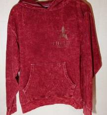 Jeffree star cosmetics tie dye maroon hoodie limited edition size small