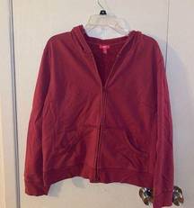 J. Jill zip up hoodie/jacket - size large