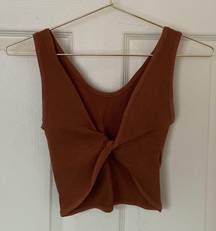 Urban Outfitters Clay Twist Crop Top