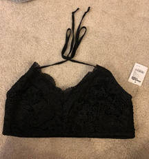 Charlotte Russe Black Halter Bralette Top