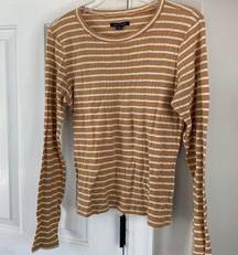 American Eagle  Long Sleeve Stripes Tee