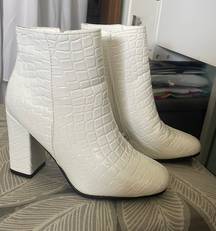 Nasty Gal White Booties