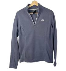 The North Face  Purple Glacier Fleece Quarter Zip Pullover M