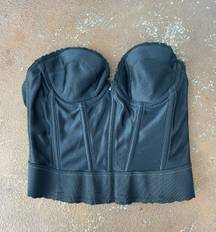 Vintage black corset sz 34a