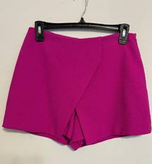 Hot Pink  Skort with zipper back