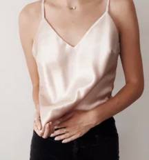 H&M Champagne Silk Cami