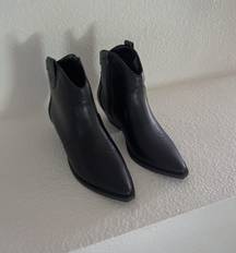 JustFab Black Western Boots (NWOT)