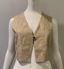 Vest with 1 Button Closure with Henri Bendel Paper Bag