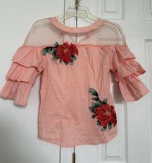 Rose Floral Top