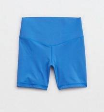 Aerie Blue Xtra Hold Up Biker Shorts