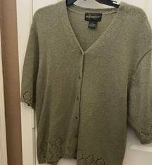 Requirements short sleeved cardigan xl