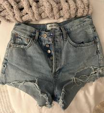 Cutoff Denim Shorts