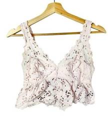 Aerie  Light Pale Pink Unpadded Lace Bralette M