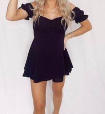 Brand New Black Ruffle Romper