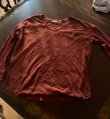 Orange / Brown Sweater Top