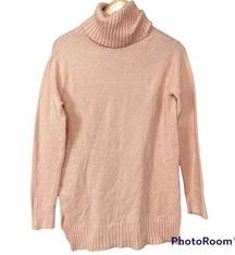 BP NEW Nordstrom . Soft Knit Turtleneck pink Sweater Size XS