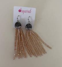 Beaded Tassel Earrings