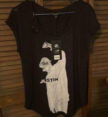 C.  Nwt “justin” tshirt by rock & republic suze lg