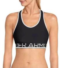 Under Armour  black racer back Heatgear sports bra Size small