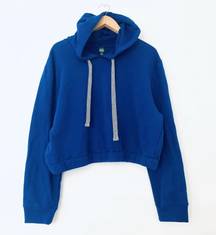 Wild Fable Cropped Blue Hoodie