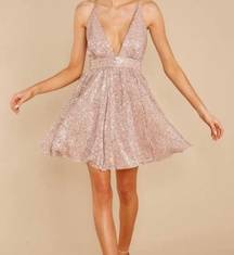 Red Dress Boutique Rose gold Dress