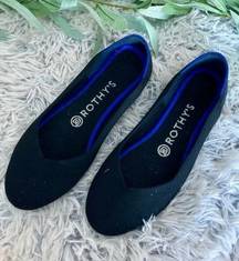 Rothy’s Solid Black Loafers size 7.5