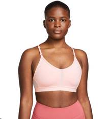 Nike Indy sports bra light support light pink