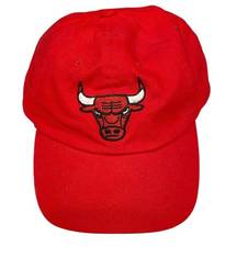 Nba Chicago Bulls Red Hat Cap  Basketball Adjustable