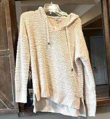 The Comfy Chunky Vanilla Pullover Sweater Oversized Small Popcorn Hoodie Women Small