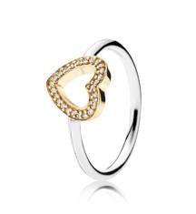 Pandora 14k Gold & Silver Ring