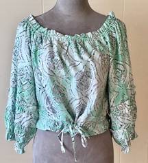 Green Crop Top, Large