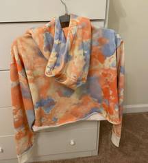 Tie-Dye Cropped Sweatshirt