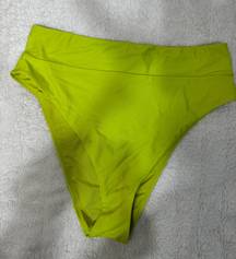 Aerie Neon  High Waste Swim Bottom